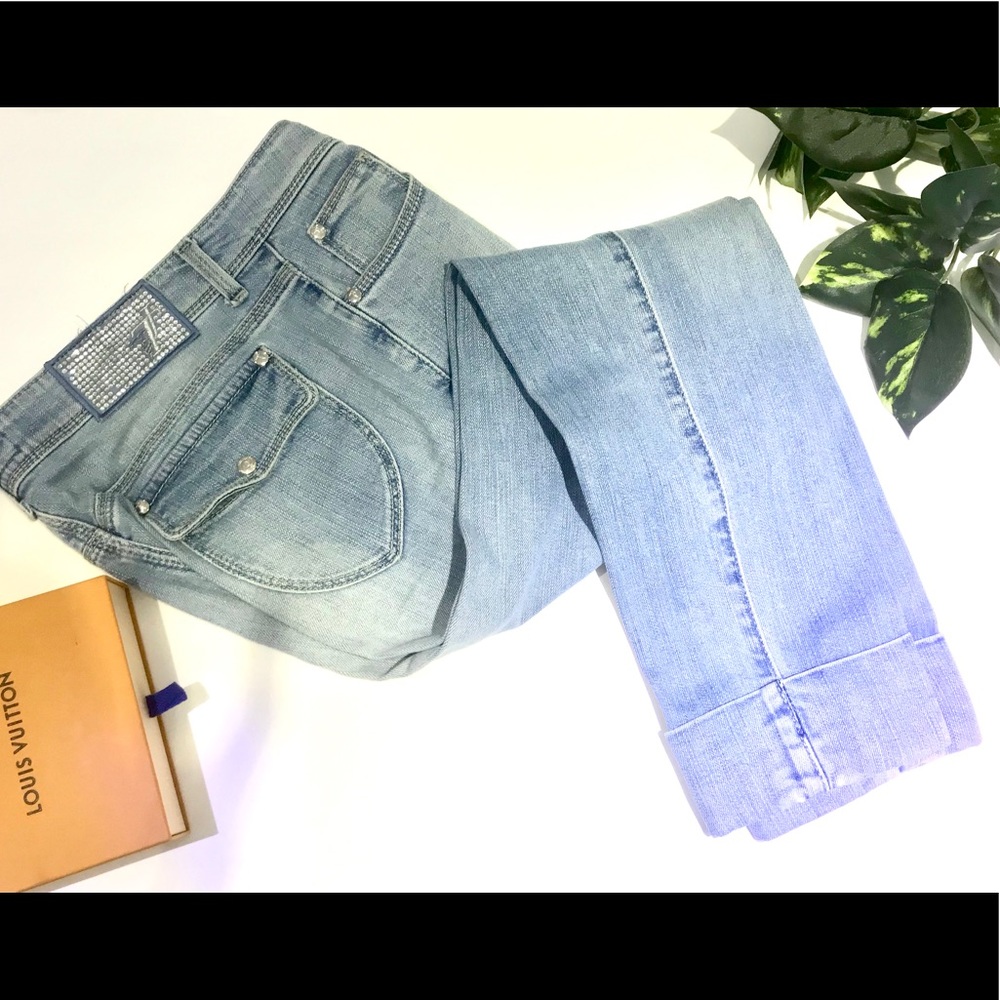 Women trussardi denim blue jean size US 31